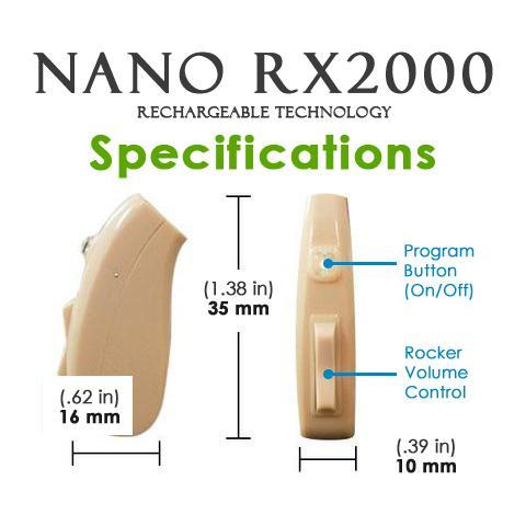 (Buy 1 Get 1 FREE - Sale Ends Tonight) Buy 1 Nano RX2000 Rechargeable Hearing Aid Get the Second Ear FREE. Get an Entire Pair for Only $397! CALL NOW (510) 319-1097!