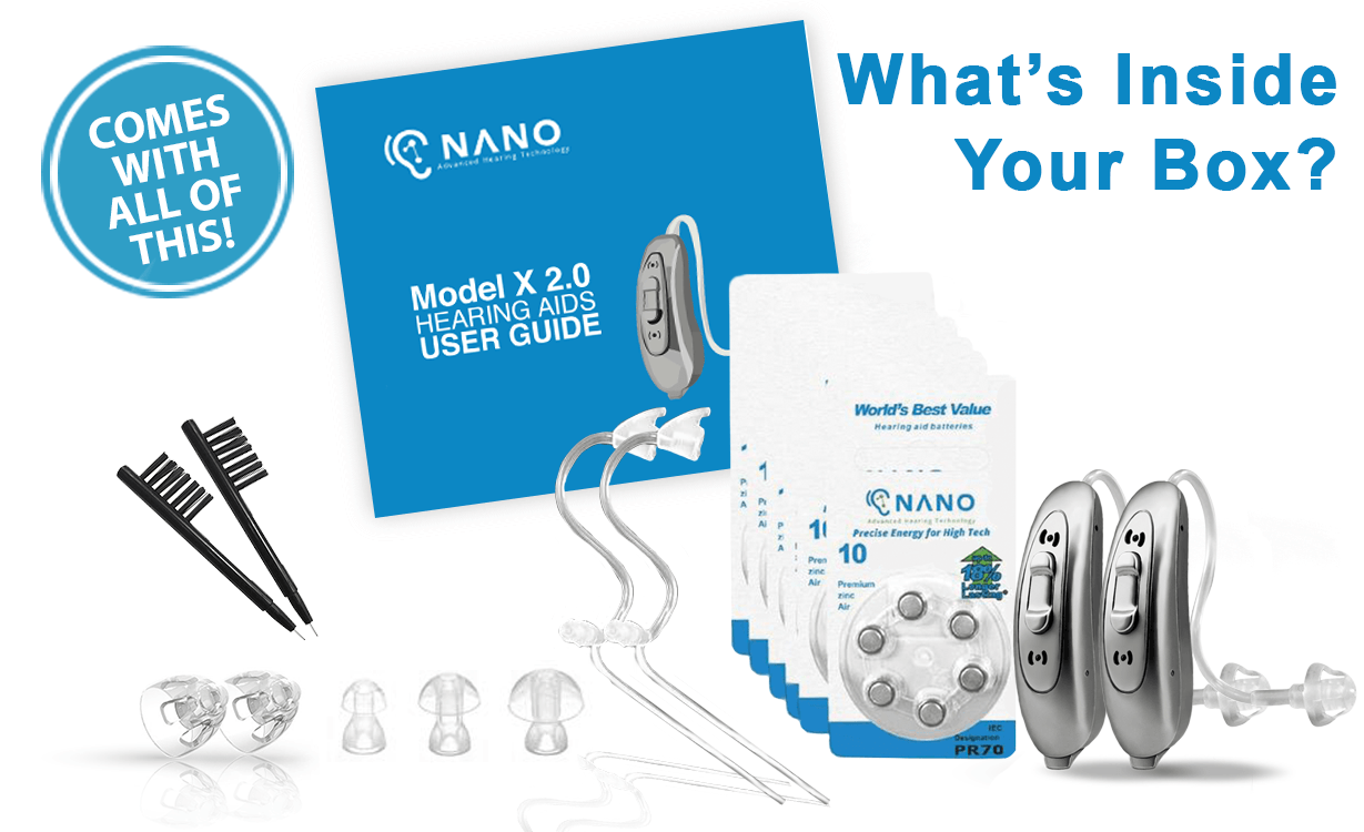 🔥 SALE! Buy 1 Nano X2 Digital Hearing Aid & Get the Second Ear FREE! Get The Entire Pair for Only $697! Plus Get a FREE 12-Month Supply of Batteries Worth $100! CALL NOW (800) 376-9234